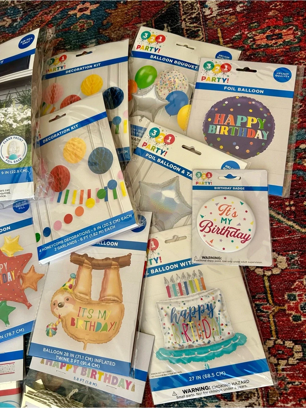 Birthday Decoration Mega Bundle Extravaganza: Banners/Balloons/Arch Kit & More!